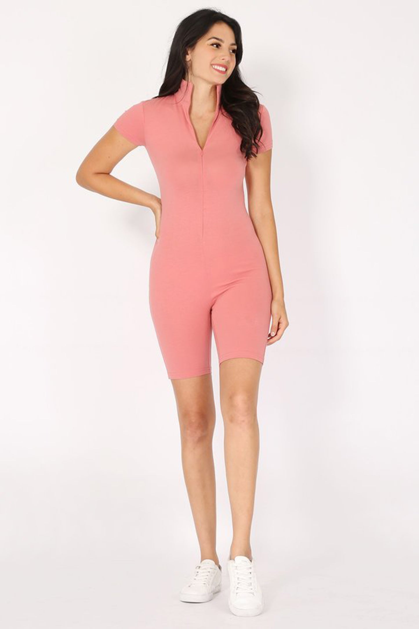 Personalizable Bodysuit  With Zipper, Add Your Own Text or Image, Customizable Short Sleeve Romper, Bandeau Bodysuit