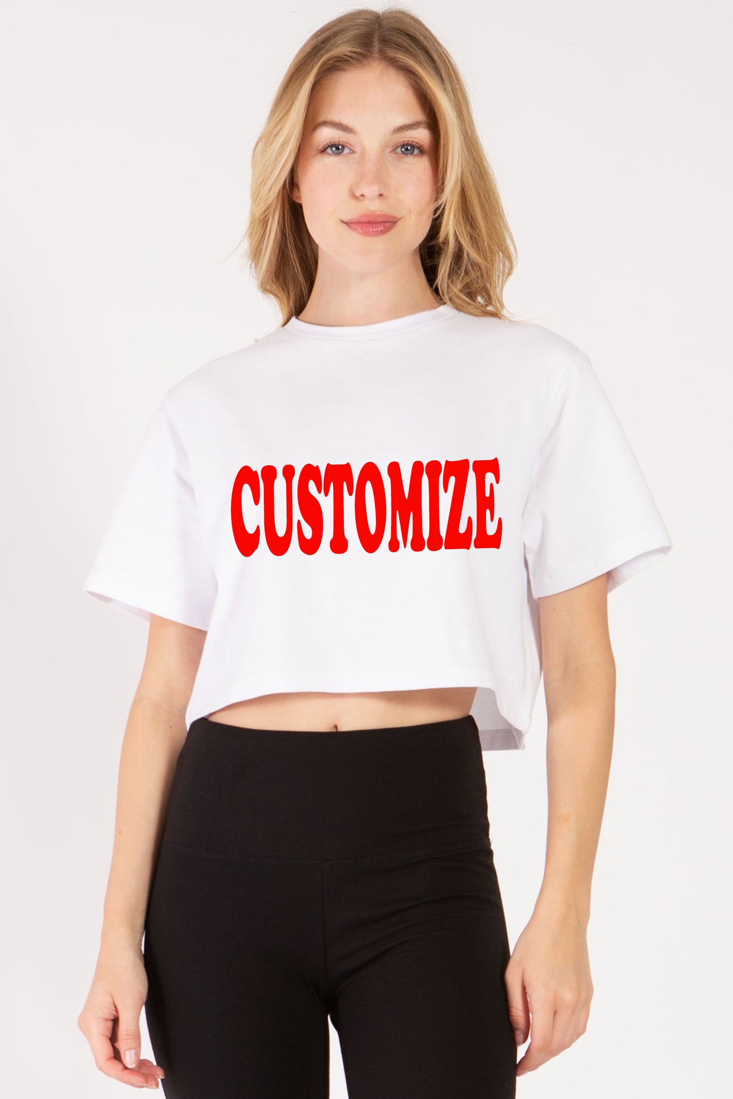 Customize Crop T-Shirt