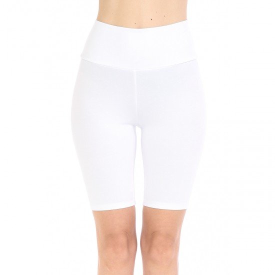 High Waist Knit Bike Shorts
