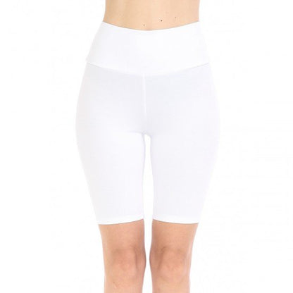 High Waist Knit Bike Shorts