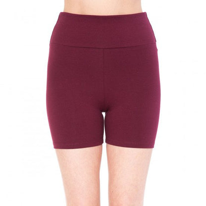 HIGH WAIST KNIT BIKE SHORTS (3 3/4" INSEAM)