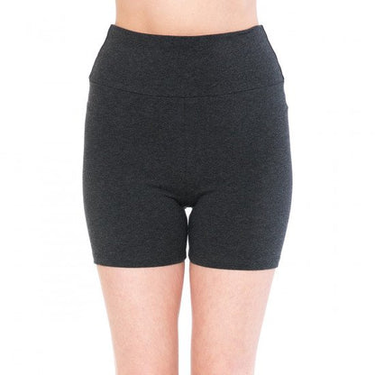 HIGH WAIST KNIT BIKE SHORTS (3 3/4" INSEAM)