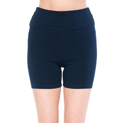 HIGH WAIST KNIT BIKE SHORTS (3 3/4" INSEAM)