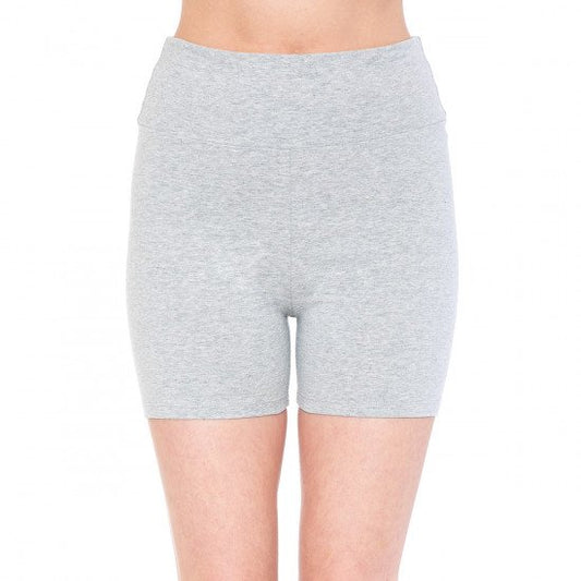 HIGH WAIST KNIT BIKE SHORTS (3 3/4" INSEAM)