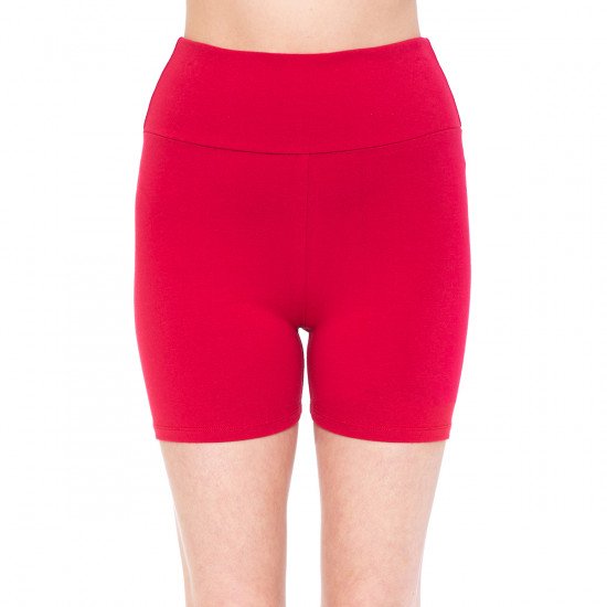 HIGH WAIST KNIT BIKE SHORTS (3 3/4" INSEAM)