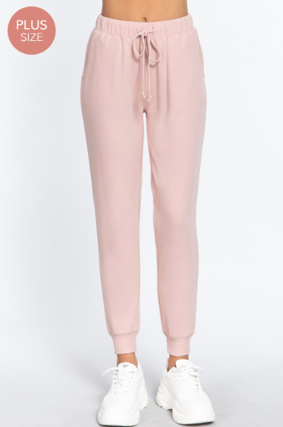 [PLUS] FRENCH TERRY JOGGER PANTS