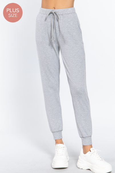 [PLUS] FRENCH TERRY JOGGER PANTS