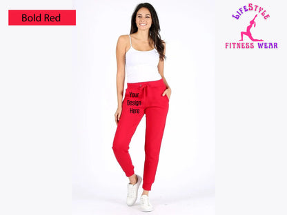 Custom JOGGERS, Personalized Customized Printed Unisex Sport Gift Joggers
